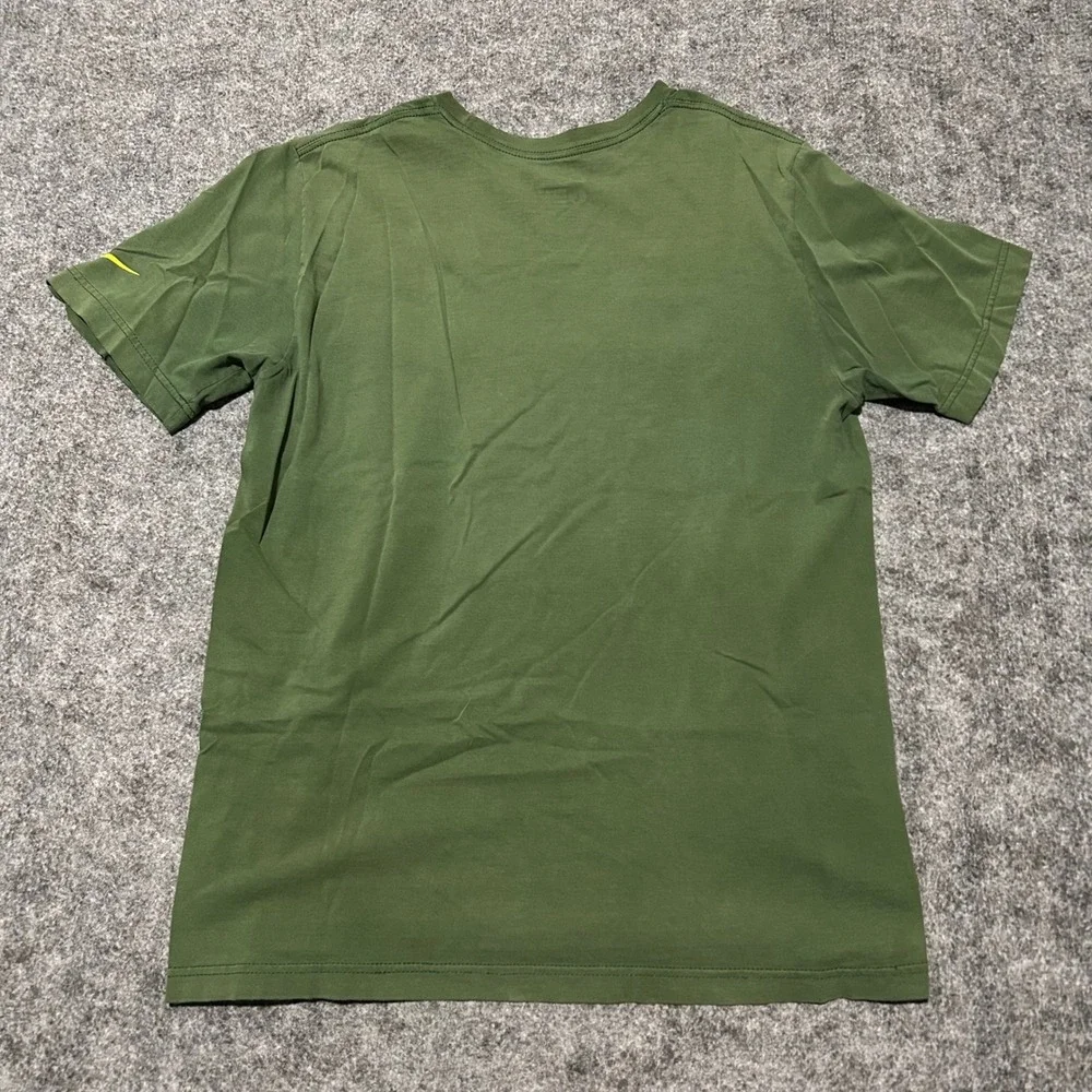 Nike Green Bay Packers Graphic T-Shirt Green Mens Size Large Retro NFL Tee